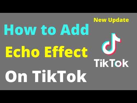 How to Add Echo Effect in Audio TikTok | How to Put Echo on TikTok 2022