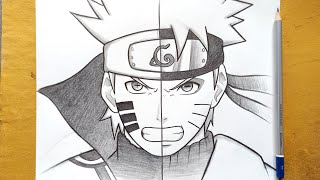 How to draw Naruto uzumaki step by step for beginners || Easy drawing ideas for beginners