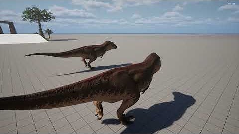 Experimenting With Evrima In Unreal Engine 5 | AI Test #1 (Tyrannosaurus Rex) | Outdated