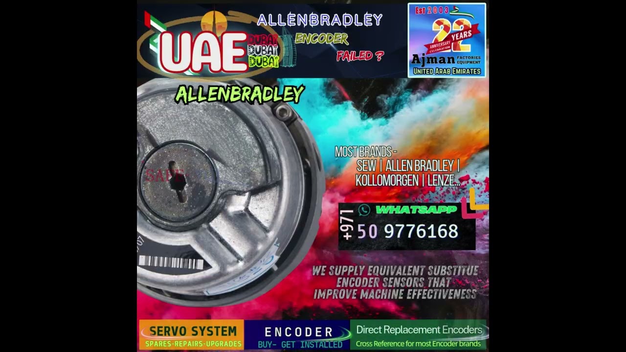 Allen Bradley Servo motor evaluation for fault Diagnosis Repair New Refurbished Stock ServoRepair.ae