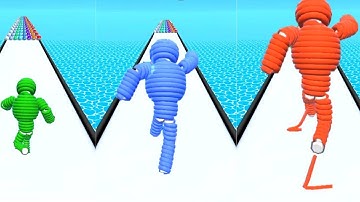 Rope Man Run - MAX LEVEL Gameplay Walkthrough (Android,iOS) Mobile Games NEW UPDATE