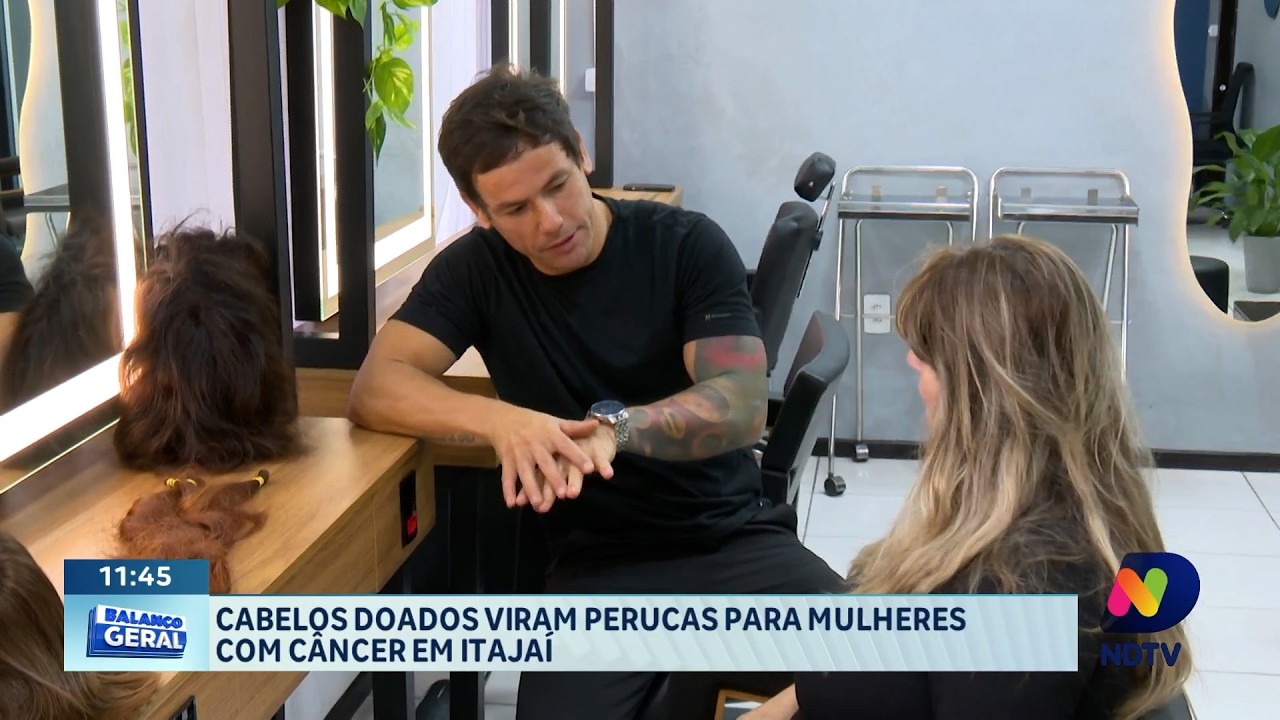 Itajaí transforma cabelos doados em perucas para mulheres com câncer
