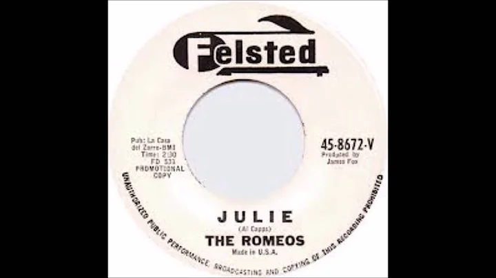 ROMEOS - JULIE / I'M GONNA REBUILD THIS WORLD - FE...