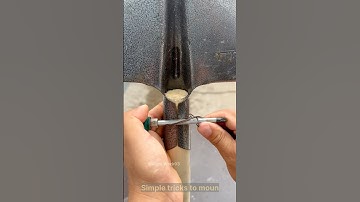 Simple tricks to mount and fix shovel handles securely