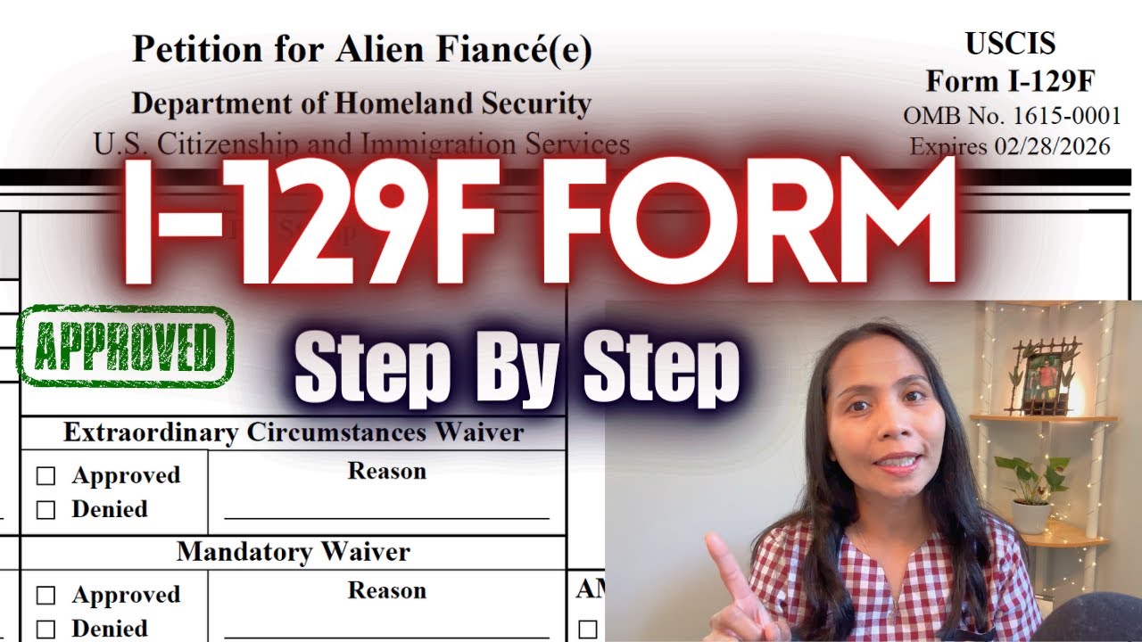 HOW TO FILL OUT Form I 129F STEP BY STEP GUIDE YouTube HOW TO FILL OUT Form I 129F STEP BY STEP GUIDE YouTube