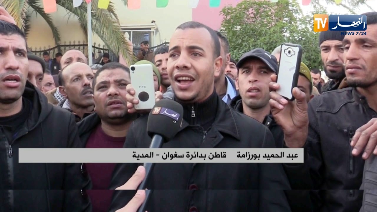 المدية: قاطنو دائرة سغوان يحتجون لمطالب إجتماعية