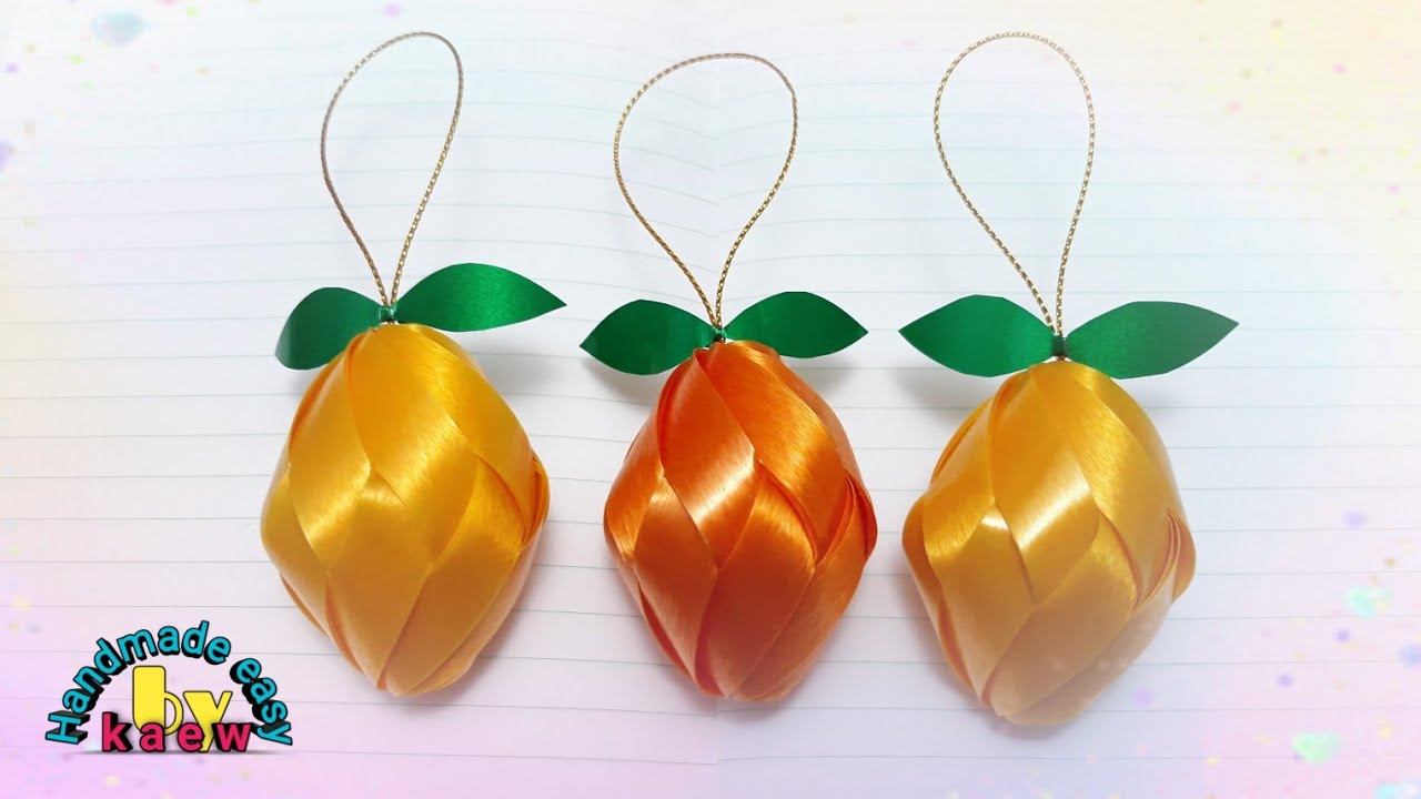 พับเหรียญโปรยทาน Ep.117 มะปราง มะยงชิด/Handmade easy by kaew