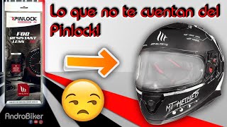 PINLOCK CASCO BARATO!!😱REWIEW DE LÁMINA ANTIVAHO PARA CASCO MOTO MOTOVLOG  42 