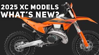 2025 KTM OFFROAD CROSS COUNTRY LINEUP ANNOUNCED : XC & XCF MODELS GET UPDATED