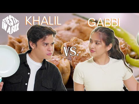 Gabbi Garcia and Khalil Ramos Compete In The Kitchen (Adobong Manok sa Gata)