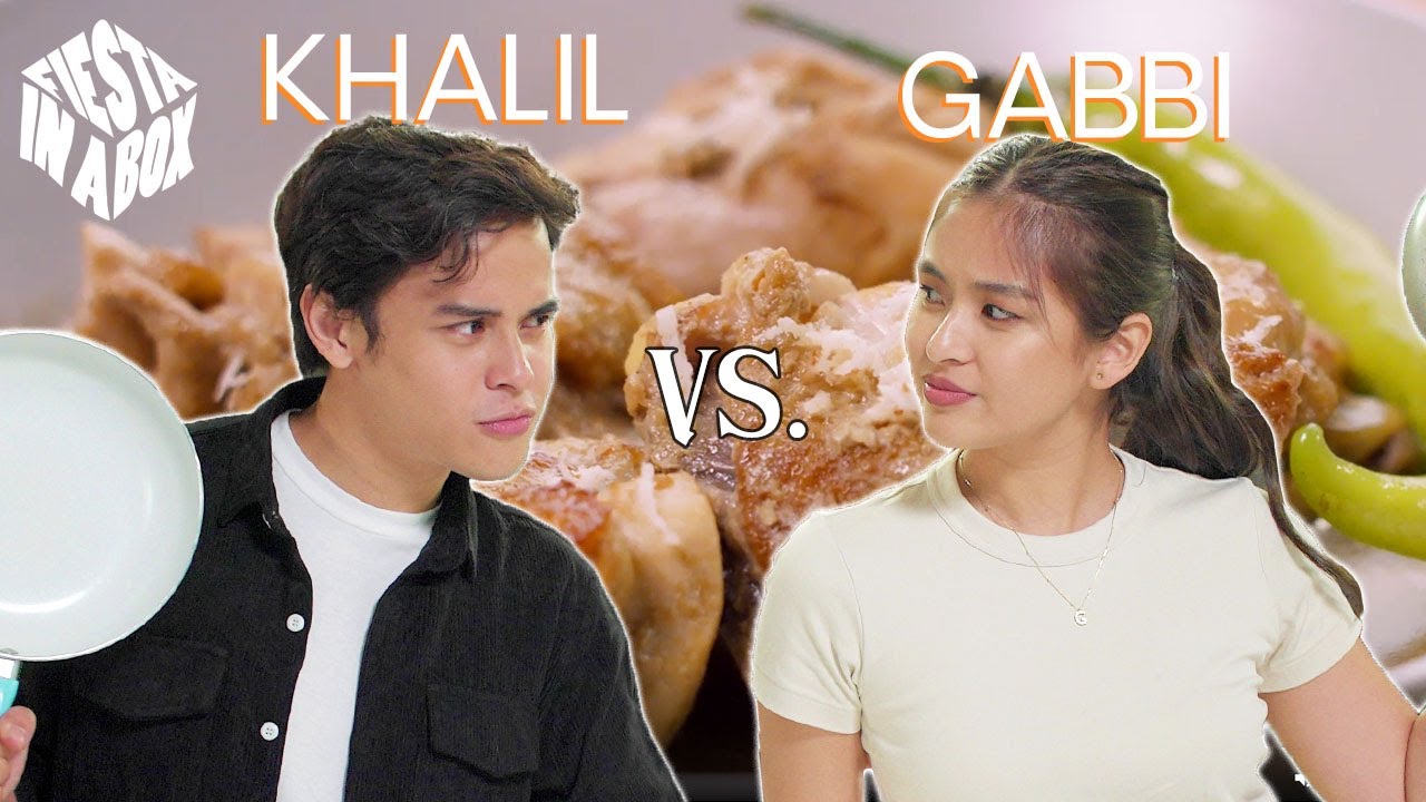 Gabbi Garcia and Khalil Ramos make CHICKEN ADOBO sa Gata | Fiesta In A Box Ep1 | FEATR