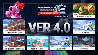 Mario Kart 8 Deluxe Ver. 4.0 Update! 🏎️ 8 Players, 96 Races, Item Tweaks & More! Switch 2 ⁴ᴷ