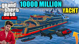 GTA 5 : BINOD LUXURY SUPER YACHT 10000 MILLION DOLLARS OMG!! THIS IS REAL? screenshot 2