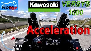 Kawasaki Versys 1000 - ACCELERATION - GPS measured screenshot 5