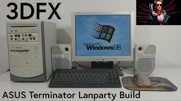 ASUS Terminator Lanparty Gaming Build, 3DFX Voodoo 3, AMD Athlon XP