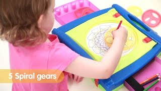 [5075] Crayola® 4-in-1 Spiral Art Studio