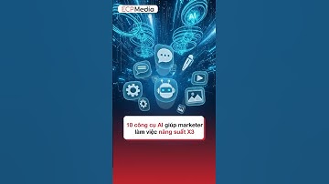 10 công cụ AI giúp marketer làm việc năng suất X3 #ecpmedia #ai  #marketing #shorts