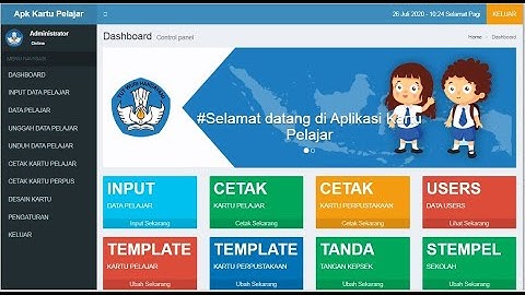 Sourcecode Aplikasi Cetak Kartu Pelajar Berbasis Web