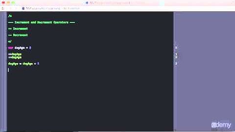 SECTION 3:Video 21 Increment and Decrement Operators