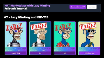 NFT Marketplace with Lazy Minting #7 Lazy Minting and EIP-712