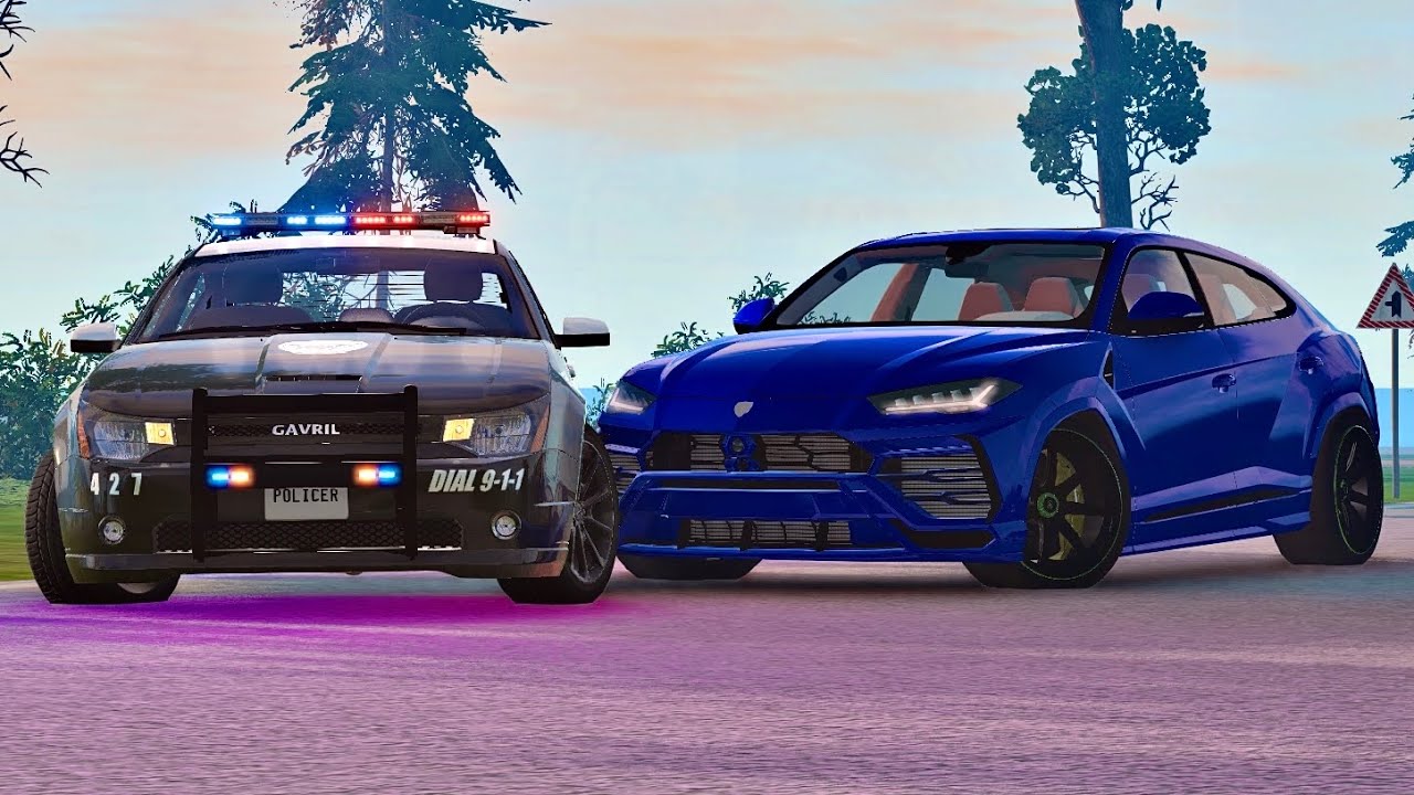 Epic Police Chase Crash & Fails Compilation #51 - BeamNG Drive - YouTube
