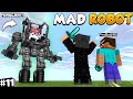 Fighting with MAD ROBOT in Minecraft World Maze [Episode 11] with @ProBoiz95