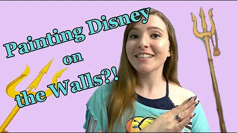 Painting Disney On The Walls?! ~ The Little Mermaid