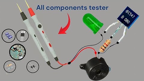 All components tester || Led, transistor, mosfet, IGBT, diode and capicter || Coutinuity Tester 