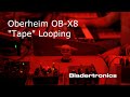 Bladertronics: Oberheim OB-X8 Frippertronics style looping: Clockwork, Nemesis, Valhalla, DoctorA