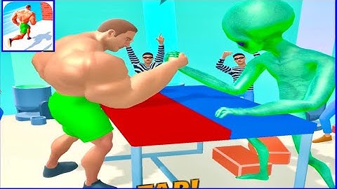 Muscle Rush Gameplay All Levels 1-5 (iOS/Android)