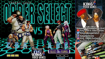 THE KING OF FIGHTERS  2002  NEO GEO ARCADE MVS in king video games