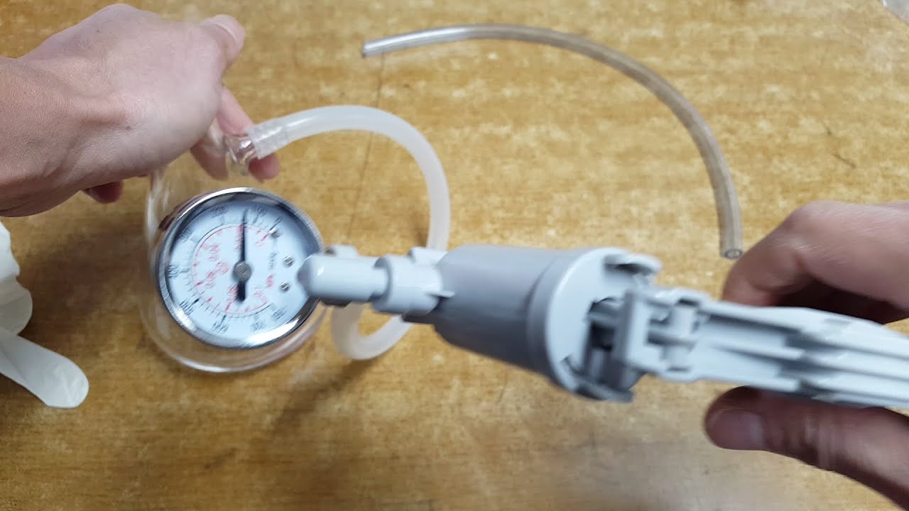 진공펌프 아스피레이터 흡인병 사용법