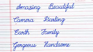 A to Z cursive writing | Cursive handwriting for beginners ‎@nehawritingstudio 