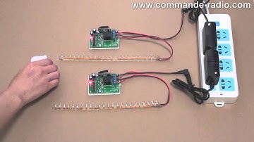 Comment Contrôler 2 Lampes à Distance Avec la Télécommande 1 Canal Mode Triggering