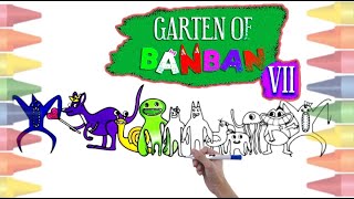 Garten Of Banban 7 Coloring Pages / How to Color All Bosses and Monsters GOB 7/NCS Music