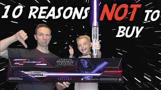 10 Reasons NOT To Buy Darth Revan Force FX Lightsaber!