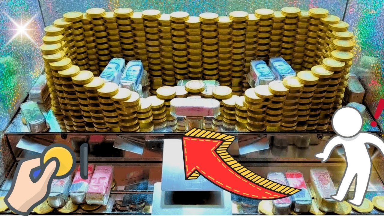 Mega estructura de monedas cuántas caerán 😁05/41
