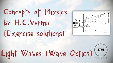 Light Waves (wave optics) H.C.Verma Exercise solution (Q1 to Q5)