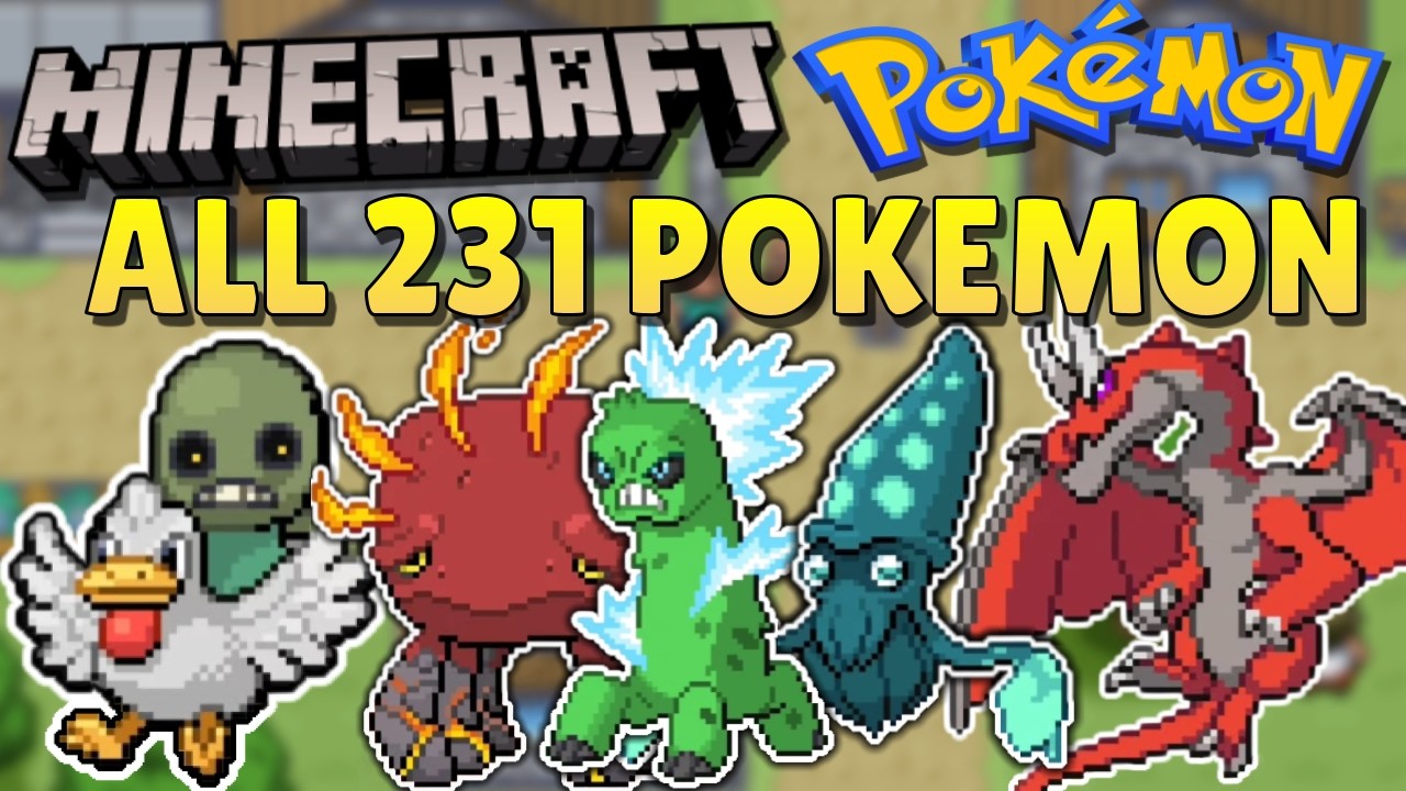 ПОЛНЫЙ ПОКЕДЕКС MINECRAFT [ОБНОВЛЕНО] - Подробный обзор покемонов Minecraft