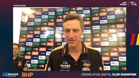 AFLW Club Champion: Matthew Clarke Speech