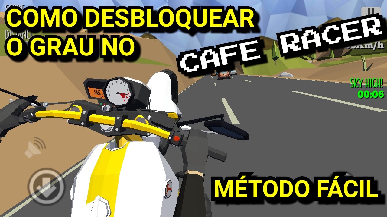 MODIFICANDO E DANDO GRAU NO JOGO DE MOTO - CAFE RACER 