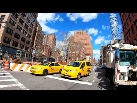 ⁴ᴷ⁶⁰ Walking NYC : Chambers Street, Manhattan in its Entirety from NYPD HQ to Battery Park City