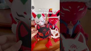 My Fox Plushies Got Kitsune Masks 🦊🎭