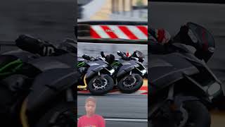 Kawasaki Ninja H2 road legal World’s fastest bike insane rider #shorts