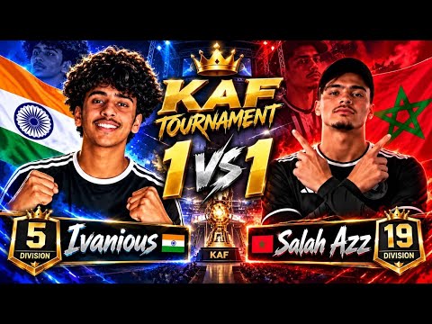 Ivanious 🇮🇳 vs Salah Azz 🇲🇦 | Rank 5 vs Rank 19 🔥 KAF Tournament 1v1 🤯