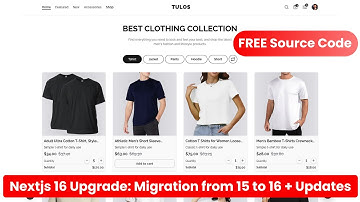 Next.js 16 Upgrade: Tulos Ecommerce Migration from 15 to 16 + Dependency Updates | Bangla Tutorial