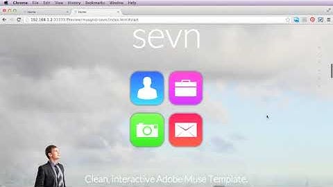 Working with the museGrid Sevn Adobe Muse Template