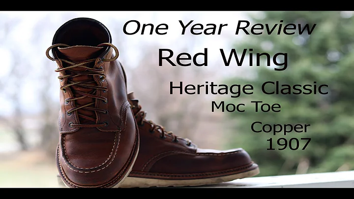One Year Review on the Red Wing 1907 Classic Moc Toe Boots - Copper