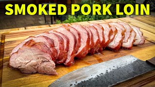 Smoked Whole Pork Loin in the Pit Boss Pellet Smoker