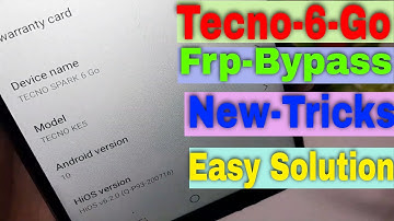 tecno spark 6 go ke5 frp bypass new tricks latest 2022 | All Tecno google account Bypass 2022 work